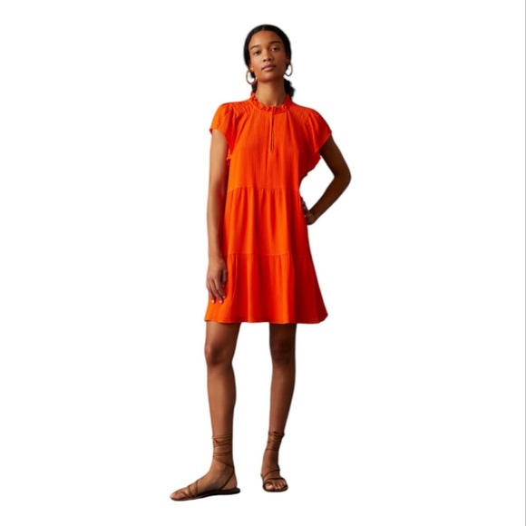 Marie Oliver Orange Mini Dress